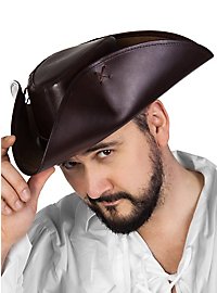 Tricorne en cuir