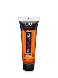 Tube de peinture UV pour le corps orange