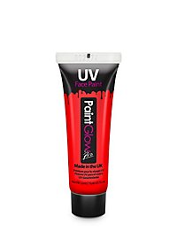Tube de peinture UV pour le corps rouge