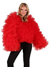 Tülljacke Party Bird rot