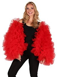 Tülljacke Party Bird rot