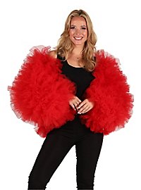 Tülljacke Party Bird rot