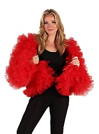 Tülljacke Party Bird rot