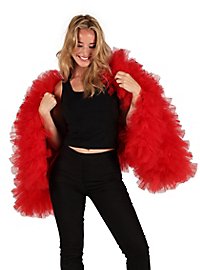 Tülljacke Party Bird rot