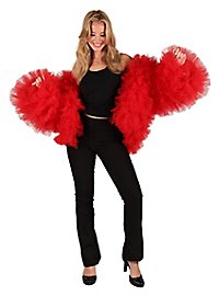 Tülljacke Party Bird rot