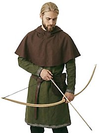 Túnica Medieval - Arnfried, Verde Oliva
