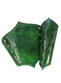 Brassards de guerrière elfe verts