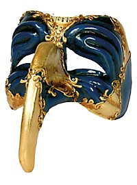 Turchetto Guld Blå - Venetiansk Maske