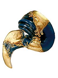 Turchetto Guld Blå - Venetiansk Maske