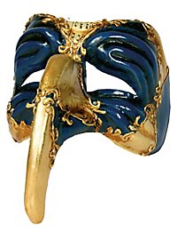 Turchetto oro blu - Venezianische Maske