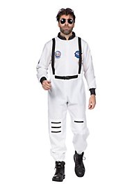 DEGUISE TOI Costume Da Astronauta Per Donna – Tuta Spaziale Elasticizzata Con Cerniera, Loghi E Strisce Blu, Taglie M/L, 100% Poliestere, Per Feste A Tema E Carnevale