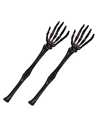 Two Black Skeleton Arms Halloween Decoration