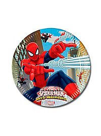 Ultimate Spider-Man paper plates 8 pieces