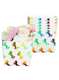 Unicorn party decoration set deluxe 47 pieces with mini piñata for 6 persons