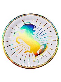 Unicorn party decoration set deluxe 47 pieces with mini piñata for 6 persons