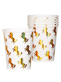 Unicorn party decoration set deluxe 47 pieces with mini piñata for 6 persons