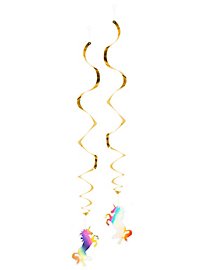 Unicorn party decoration set deluxe 47 pieces with mini piñata for 6 persons