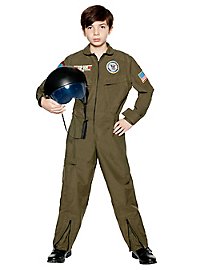 US Navy Top Gun fighter pilot costume for kids