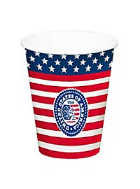 USA Super Bowl Party bicchiere di carta 8 pezzi