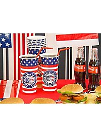 USA Super Bowl Party gobelet en carton 8 pièces