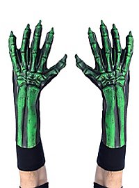UV bone hands green
