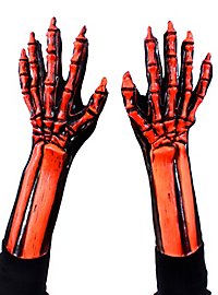 UV Bone Hands orange