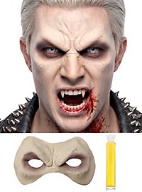 Vampir Maske aus Latex zum Ankleben