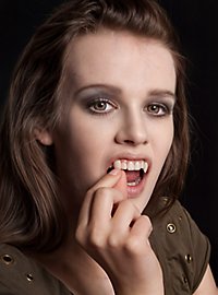 Vampyrtænder - Glow In The Dark Påsætningstænder