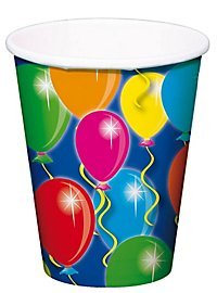 Vasos De Globos 8 Piezas