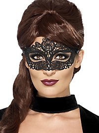 Venetian lace mask black