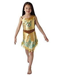 Vestido Brillante de la Princesa Disney Pocahontas para Niñas