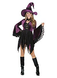 Vestido De Bruja De Terciopelo Morado