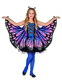 Vestido De Mariposa Para Niñas Azul