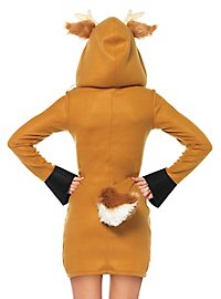Vestido Hoodie De Ciervo