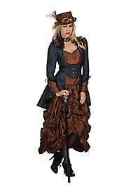 Vestido Steampunk Copper Blue