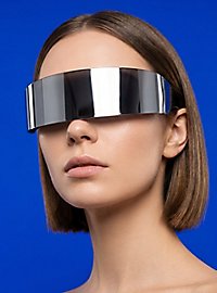 Visierbrille schwarz