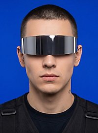 Visierbrille schwarz