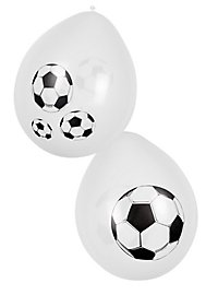 Voetbal ballonnen 6 stuks