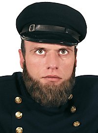 Lincoln Professioneller Kinn- und Backenbart aus Echthaar