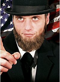 Lincoln Professioneller Kinn- und Backenbart aus Echthaar
