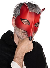Volpe Femmina de cuoio Masque en cuir vénitien