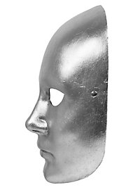 Volto argento Maschile Venezianische Maske