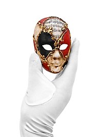 Volto mini scacchi colore musica Maschera veneziana in miniatura