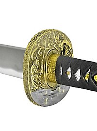 Wakizashi - Musashi with Samurai tsuba Larp weapon