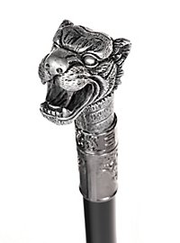 walking stick lion head
