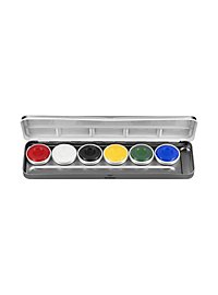 Wasserschminke Bright - Palette mit 6 Farben