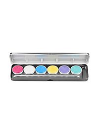 Water makeup Pastel Unicorn - palette with 6 colors
