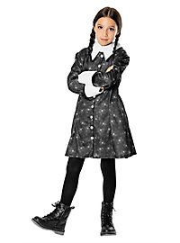 Wednesday Addams Dødningehoved Kjole Til Børn