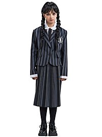 Wednesday school uniform black and gray for girls