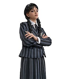 Wednesday school uniform black and gray for girls - maskworld.com